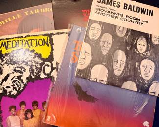 Vinyl Records including James Baldwin