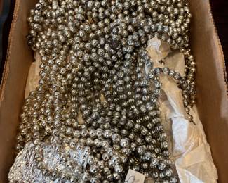 vintage mercury glass garland