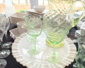 uranium (vaseline) glass.