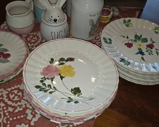 Blue Ridge Pottery Plates