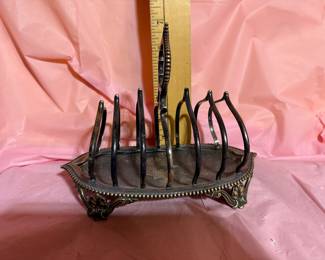 Silver Plated Toast Holder $12.00
