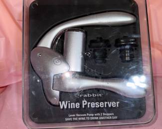 Rabbit Wine Preserver $7.00
