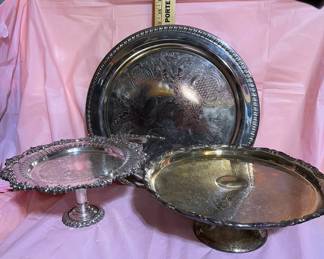 3 Silver Plated Items $38.00