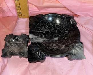 2 Stone Ashtrays $8.00