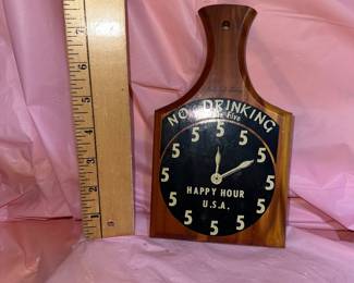 Wood No Drinking Sign $4.00