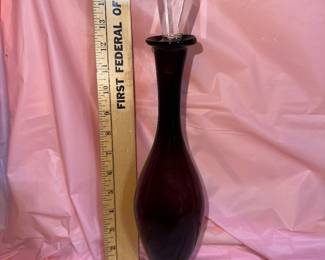 Dark Purple Decanter $18.00