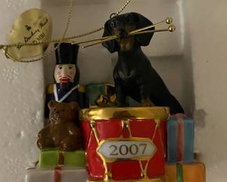 Danbury Mint 2007 Dachshund Ornament $8.00