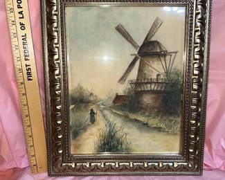 Original Windmill Art, has a tear on the one side see next photo $40.00
