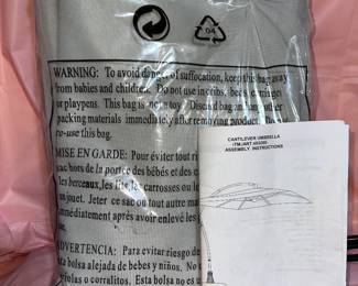 Cantilever Umbrella Canvas New $24.00