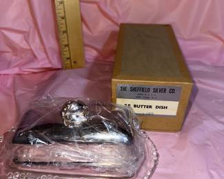 Sheffield Butter Dish $9.00