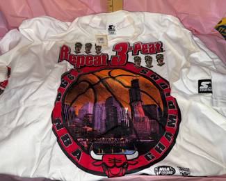 Large Bulls Repeat 3 Peat Shirt $24.00