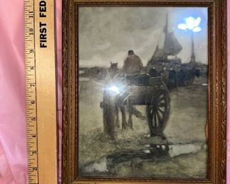 Wagon Framed Print $8.00