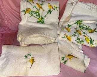 Martex Yellow Bird Towels $8.00