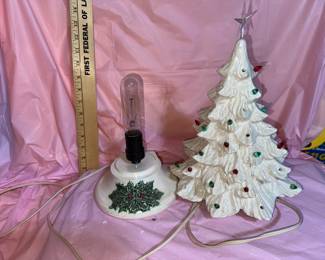 White Ceramic Christmas Tree $28.00