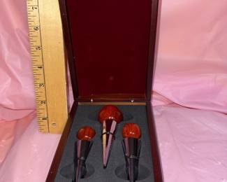 Set of 3 Wine Bottle Stoppers $10.00