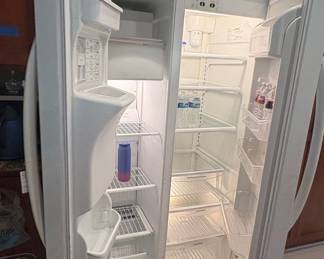 White Kenmore Elite SidebySide Refrigerator with Ice and Water Dispenser third image
