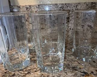 Set of Cristal DArquesDurand Octime Clear Tumblers