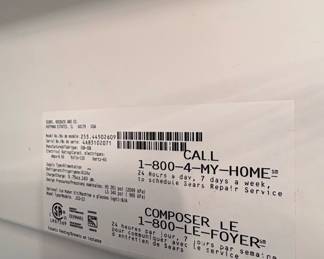 White Kenmore Elite SidebySide Refrigerator with Ice and Water Dispenser fourth image