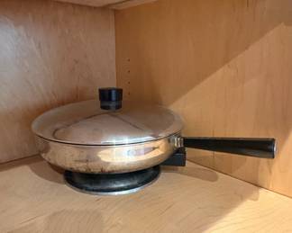 Vintage Farberware Stainless Steel Electric Skillet Model B third image