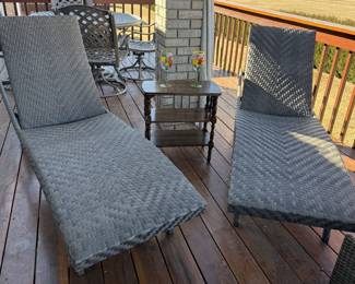 Wicker Lounge Chairs
