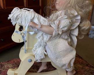 Vintage Horse Doll    