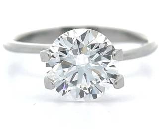 2.08 Carat Lab-Grown Diamond; Round Brilliant Cut