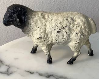 Cast iron sheep bank