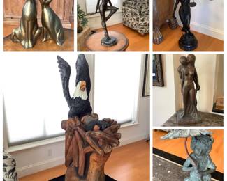 Sculptures of all sizes