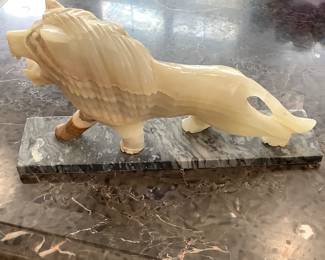 Marble lion