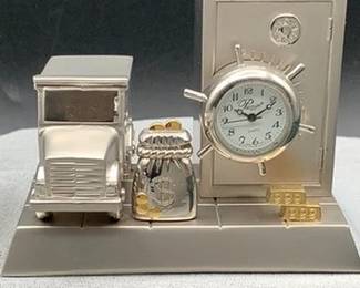 Miniature safe clock