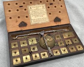 1776 German Monetary Weight box
