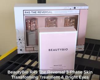 BeautyBio R The Reversal Phase Skin Transforming Treatment  Bright Eyes Depuffing and Brightening Eye Gels Set