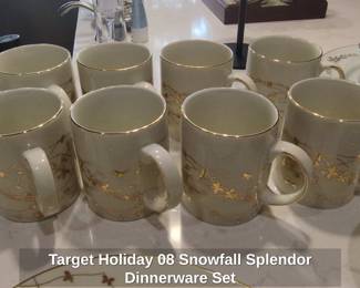 Target Holiday Snowfall Splendor Dinnerware Set third image