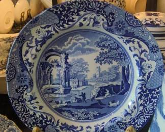 Spode Blue Italian Plate