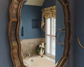 Uttermost Fifi Etched Antique Gold Mirror