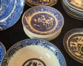 Royal China Blue Willow Ware China Set