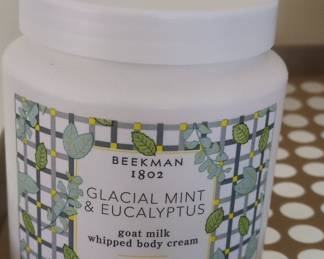 Beekman Glacial Mint Eucalyptus Whipped Body Cream