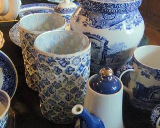 Spode Blue Italian Ceramic Dinnerware Set B