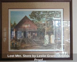 Lost Mtn. Store by Leslie Grant Artists Proof