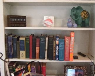 Assorted Decorative Shelf Items