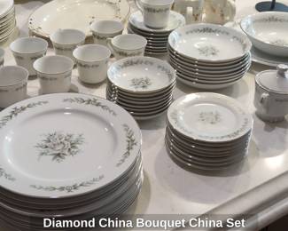 Diamond China Bouquet China Set