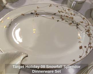 Target Holiday Snowfall Splendor Dinnerware Set second image