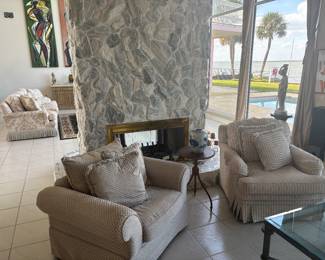 Harden Chairs- Checked $125/ Striped $100