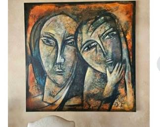 vanEeden #5  54" T x 54" W  Minimum Bid  $2000