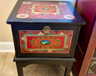 Pier 1 Asian style wood cabinet