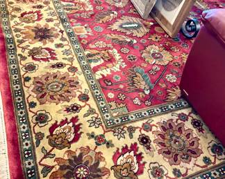 Agra Indian Rug 9 x 12 from Kaskas Oriental rug, cotton foundation fine wool rug