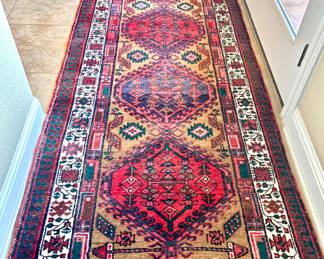Turkish Heriz fine wool 4.5 x 11 rug from Kaskas Oriental Rug