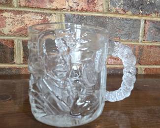 Vintage 1995 McDonald's Batman Forever Promotional Glass Mug