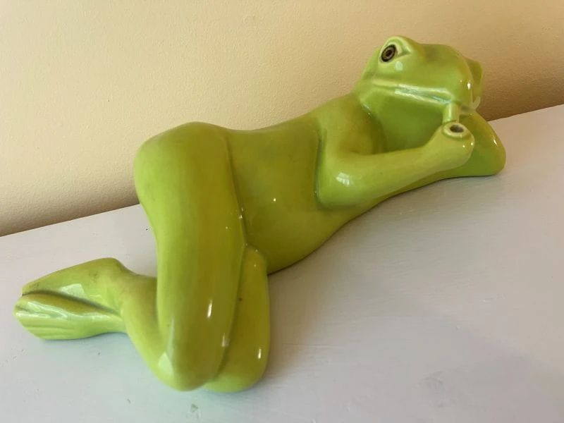 204 Sexy Glaze Pottery Frog