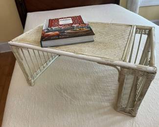 204 Vintage Rattan Breakfast Tray